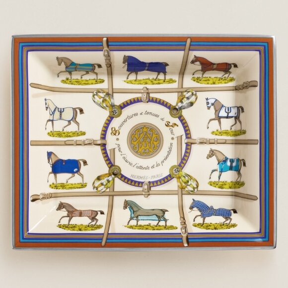 Hermes Vide-Poche Porcelain tray for change and keys - Picture 1 of 9